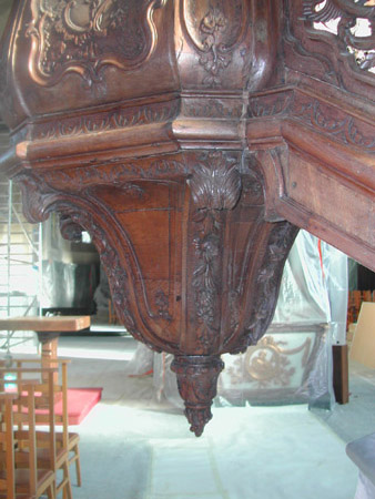 De gerestaureerde kuip